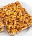Homemade cashew chikki made with jaggery (bellam)
