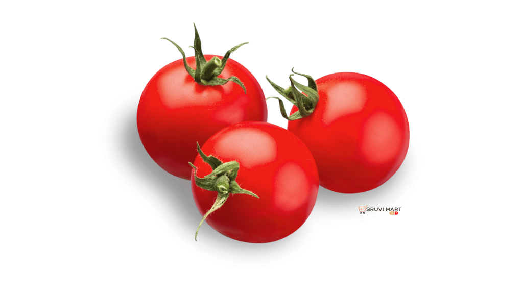 Fresh organic tomatoes – ripe, juicy and rich in vitamin C for healthy cooking.